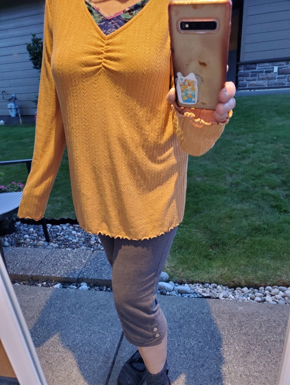 George Butterscotch Top 2x Fits 1-2×